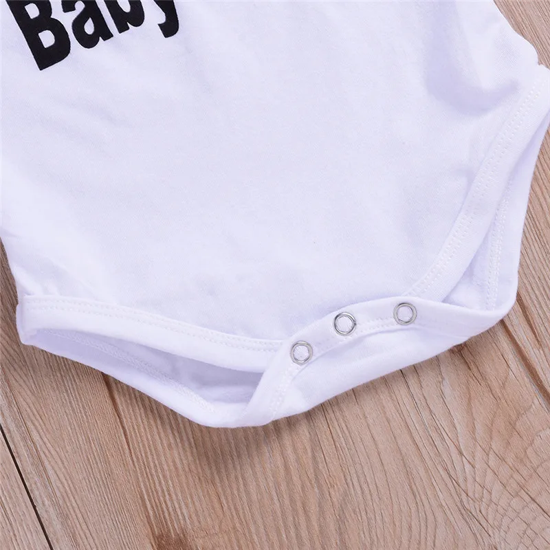 

Baby clothes Infant Baby Boys&Girls Letter Print Jumpsuit Romper Sunsuit Clothes 3M-24M Babys A20