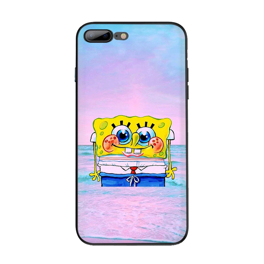 Губка Боб Квадратные Штаны чехол для мобильного телефона TPU iPhone 11 Pro XR X XS Max 7 8 6 6S Plus