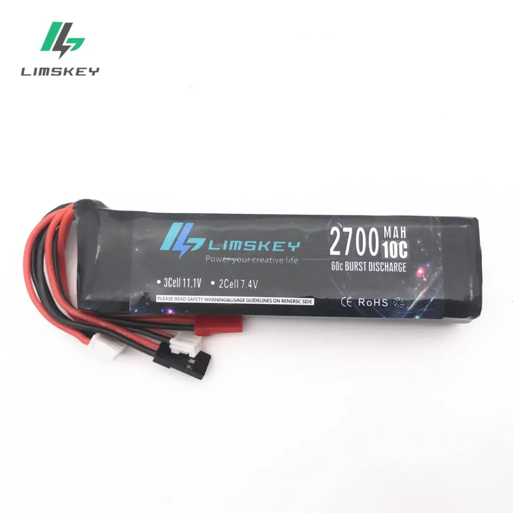 Литий полимерный аккумулятор 11 1 В 2700 мАч 3S для Walkera DEVO 7 T8FB 10 DEVO12E F12E WFLY9 RadioLink AT9 AT10
