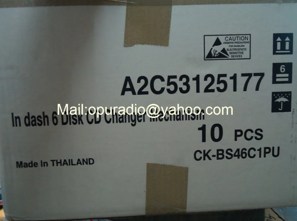 Новый механизм чейнджера Matsushita для приборной панели 6 дисков CD A2C53125177 Mazda CX9 VW Q7 A4L