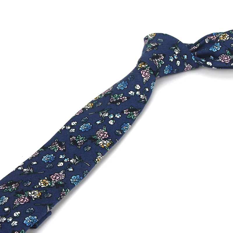 6 см винтажные Цветочные хлопковые фирменные галстуки для мужчин Свадебный