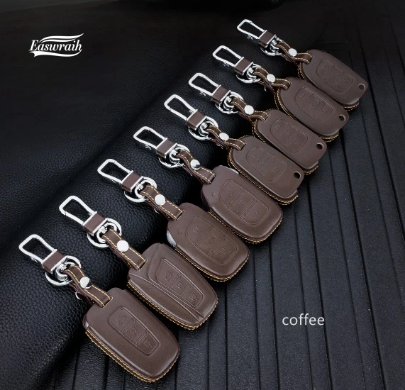 4D высококачественный кожаный чехол для автомобильного ключа держатель Hyundai IX35 IX25