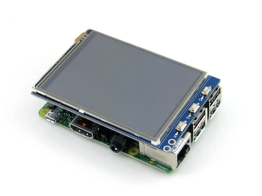 3 2-дюймовый резистивный сенсорный экран разрешение 320x240 TFT ЖК RPi LCD (B) предназначен