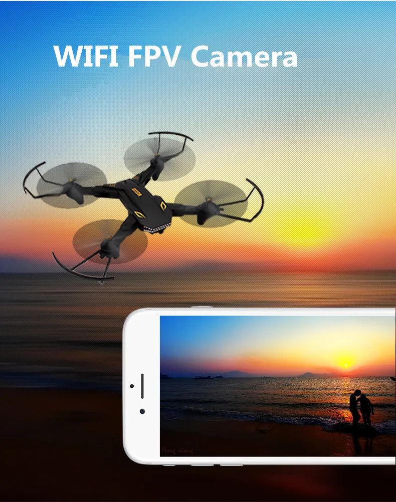 Фото WIFI FPV складной Радиоуправляемый Дрон 2 4G 2.0MP широкоугольный фотоаппарат 18 мин WIFI FPV складной Радиоуправляемый Дрон 2 4G 2.0MP широкоугольный фотоаппарат 18 мин