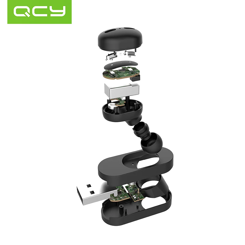 2018 QCY MINI1 Молодежные Bluetooth наушники Магнит USB зарядное устройство настоящая