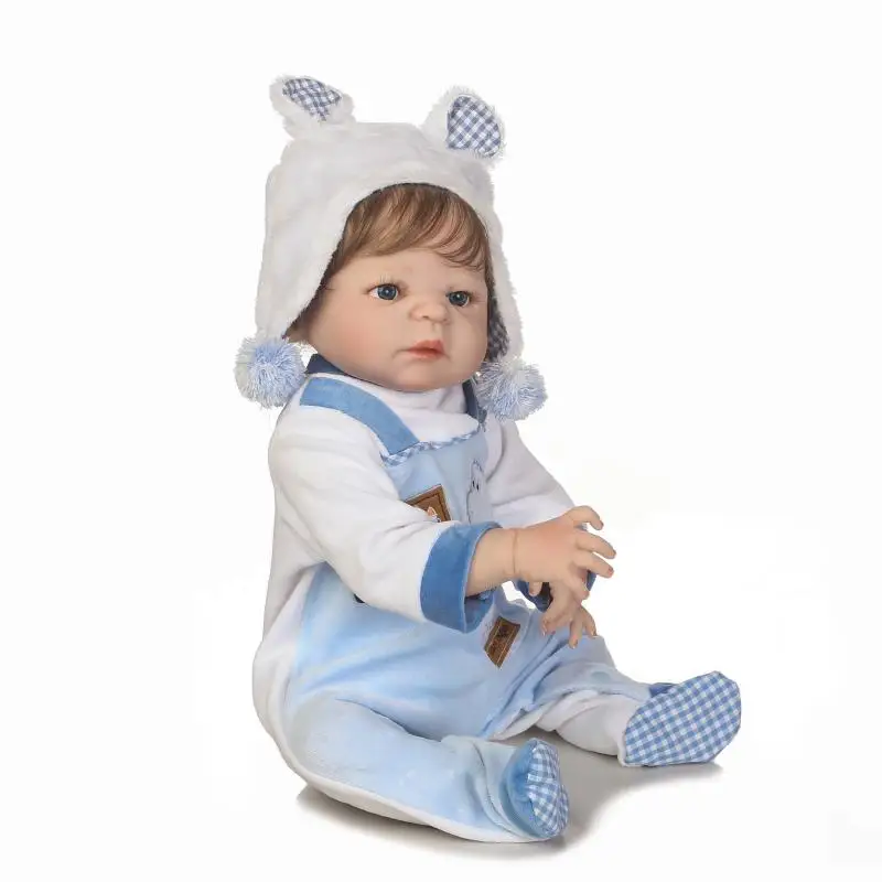 22 дюйма NPK полностью силиконовая кукла Bebes Reborn Очаровательная для маленького
