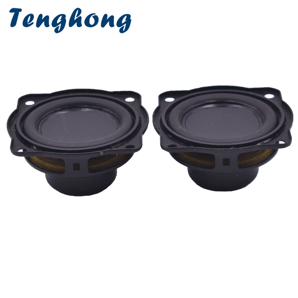 

Tenghong 2pcs 40MM Waterproof Speaker 4Ohm 5W Homemade Bluetooth Small Speaker Unit For Home Theater Loudspeaker Full Range DIY