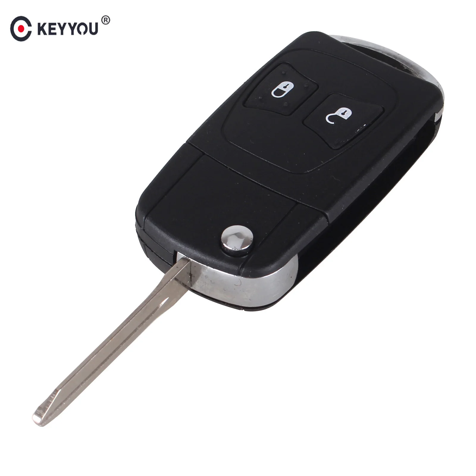 KEYYOU 2 кнопки модифицированный флип Автомобильный ключ корпус ключа для Chrysler Aspen