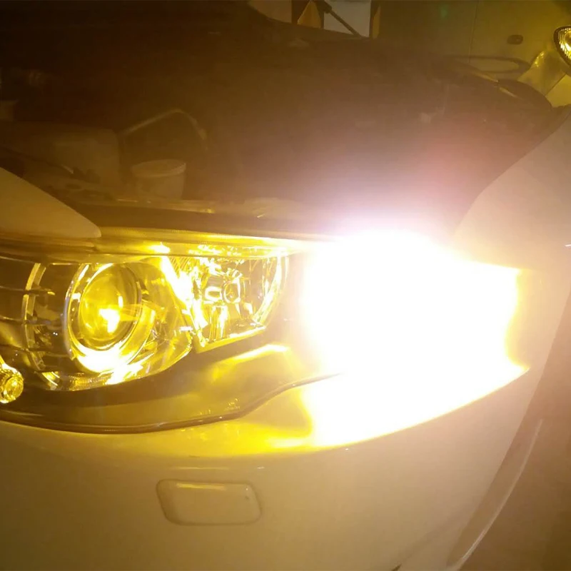 JSTOP JAC автомобильный сигнал поворота 12 в желтые светодиодные лампы W21W T20 7440 Canbus без