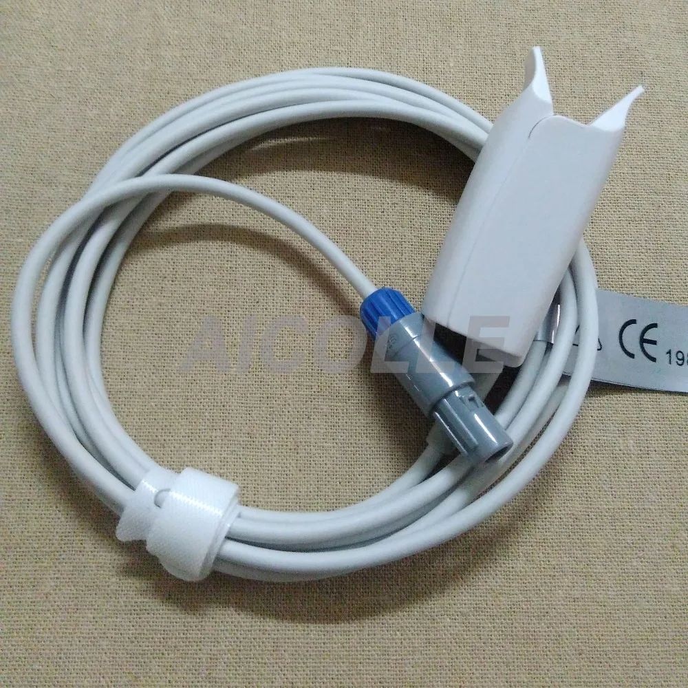 Датчик Mindray mec1000/MEC2000/PM7000/PM8000/PM9000/spo2 многоразовый датчик spo2 awt на палец для взрослых