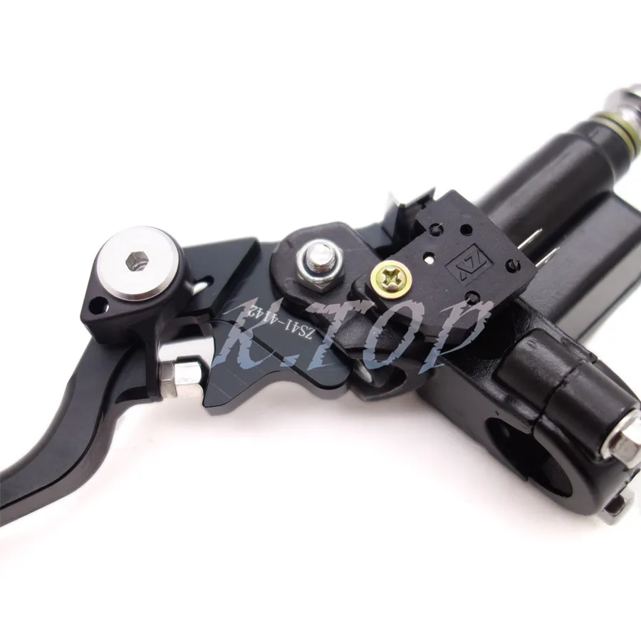 Новый 7/8 &quot22 мм Черный Мотоцикл Главный Тормозной Цилиндр Бачка рычаг Для Honda Suzuki