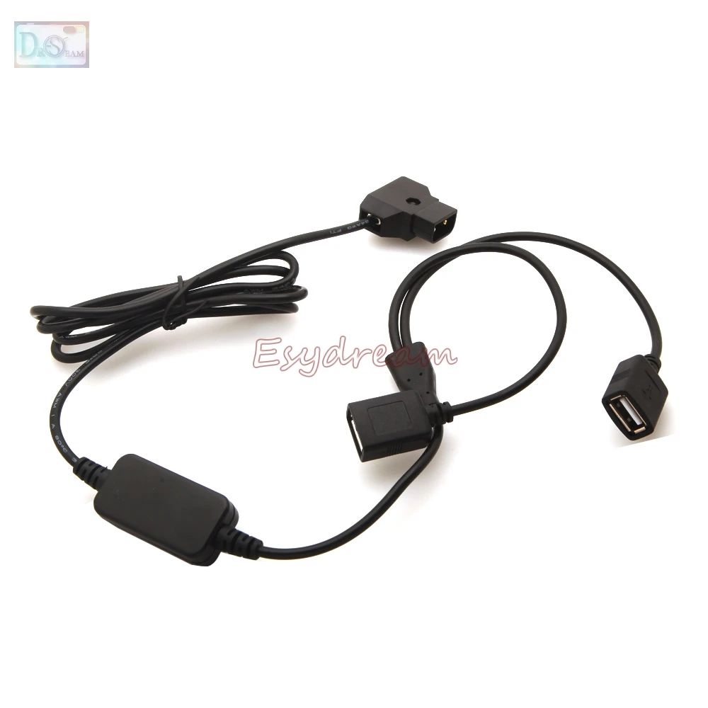 Новый адаптер питания P-Tap D-Tap 14 8 в с двумя USB-портами 5 2 а постоянного тока |