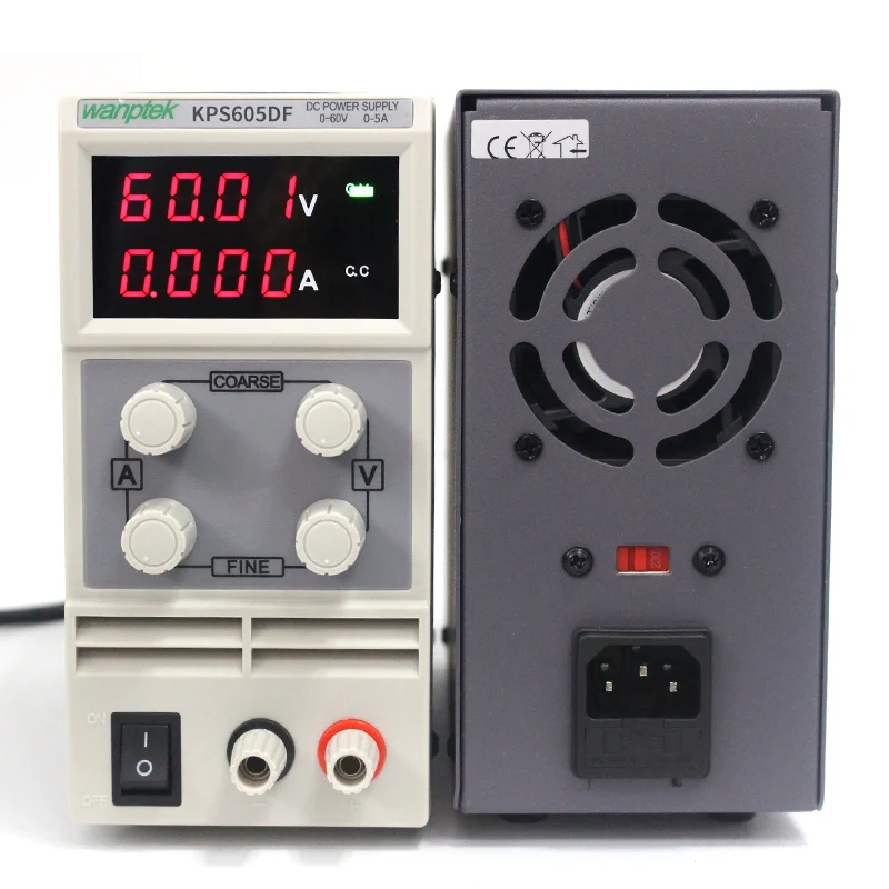 Горячая Распродажа KPS605DF 0-60 в/0-5A 110 В-230 В 0 1 в/а ЕС светодиодный цифровой