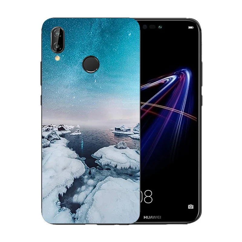 5 84 дюймов для Huawei P20 Lite противоударный чехол nova 3e с узором ночного неба тонкий