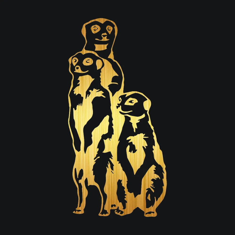 Tangredy Meerkats three brothers автомобильные наклейки и на автомобильный бампер для
