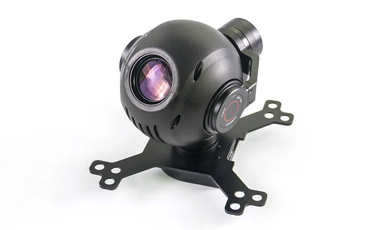 3 осевой карданный подвес Hawkeye III с оптической камерой 18 кратным зумом|brushed hub