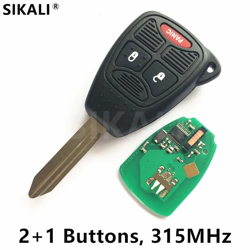 2plus1 Buttons Дистанционный ключ для DODGE Зарядное устройство под разъём Мститель ram 1500 2500 3500 Nitro Magnum большой караван 315 МГц Автомобильный передатчик замок - Название цвета: 2plus1 Buttons