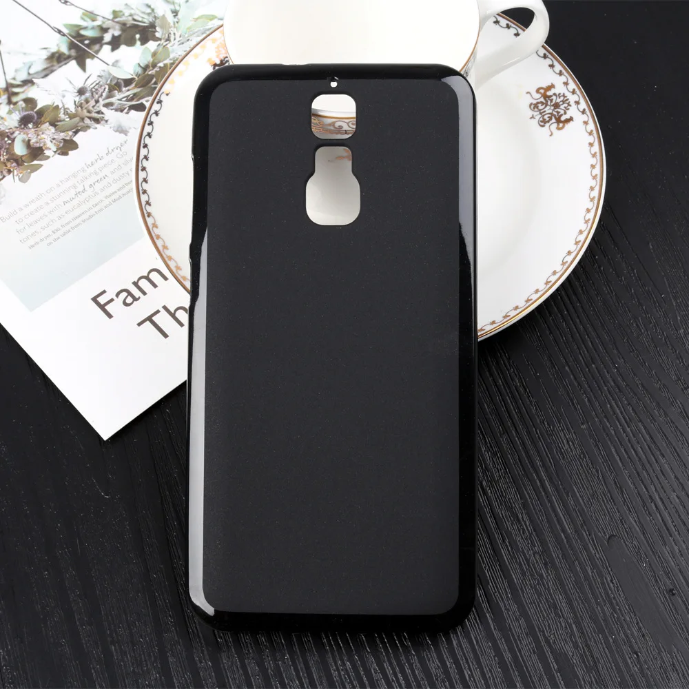 Силиконовый чехол для zte Blade A610 плюс наполовину прозрачный Кристальный мягкий