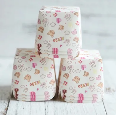 

Украшение в виде медведя кролика, Белые Бумажные Формочки Для Выпечки, чехол для кексов, квадратные формочки для маффинов, подкладки для кружек, коробки, чехлы, товары для свадебвечерние