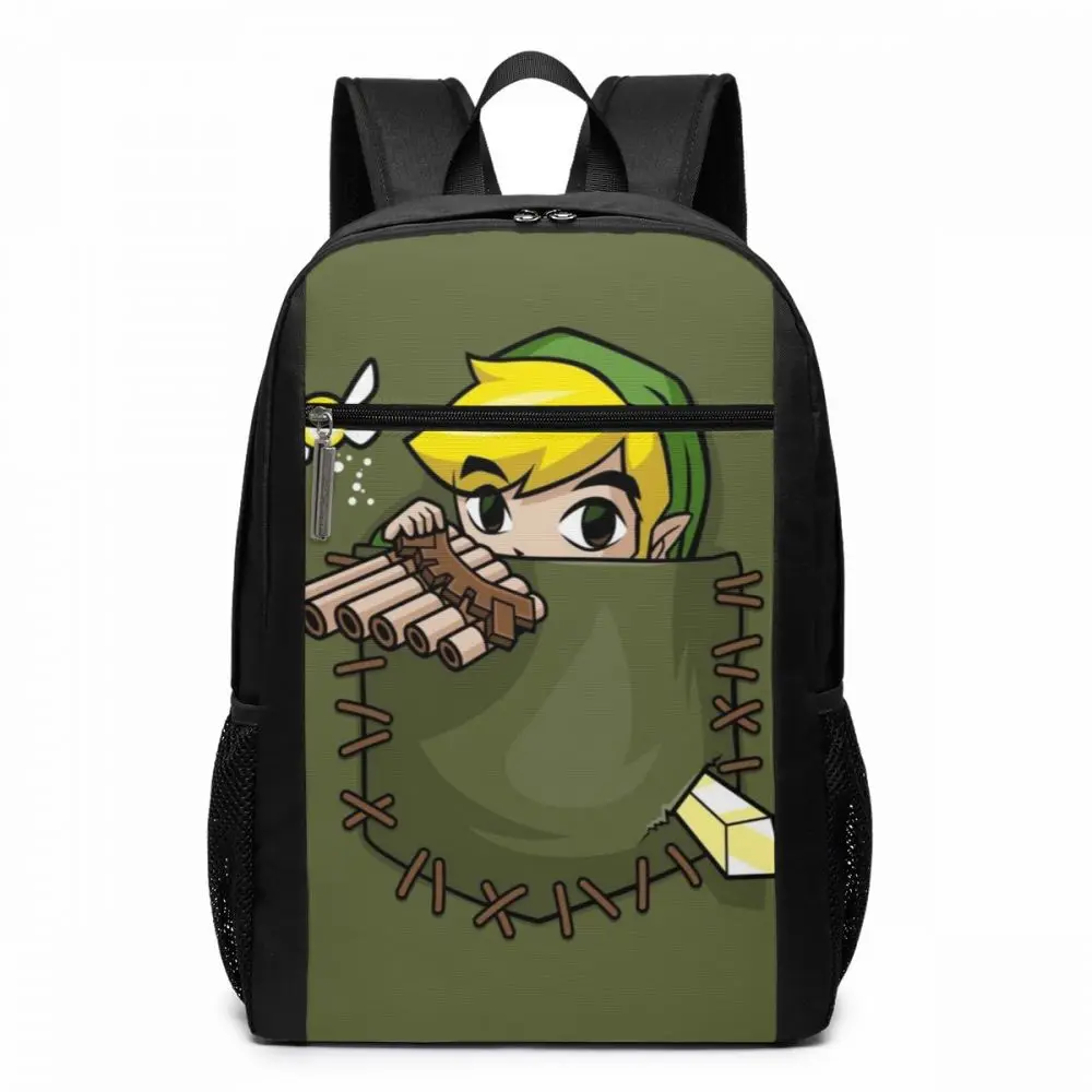 Zelda рюкзак Шейх Tech рюкзаки Мульти Карманный Рюкзак с фотоизображением спортивные трендовые подростковые высококачественные мужские-женские сумки - Цвет: Pocket Link