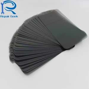 50pcs lcd polarizer polarization light film for iphone x xs max lcd filter polarizing polaroider for iphone xr replacement parts free global shipping
