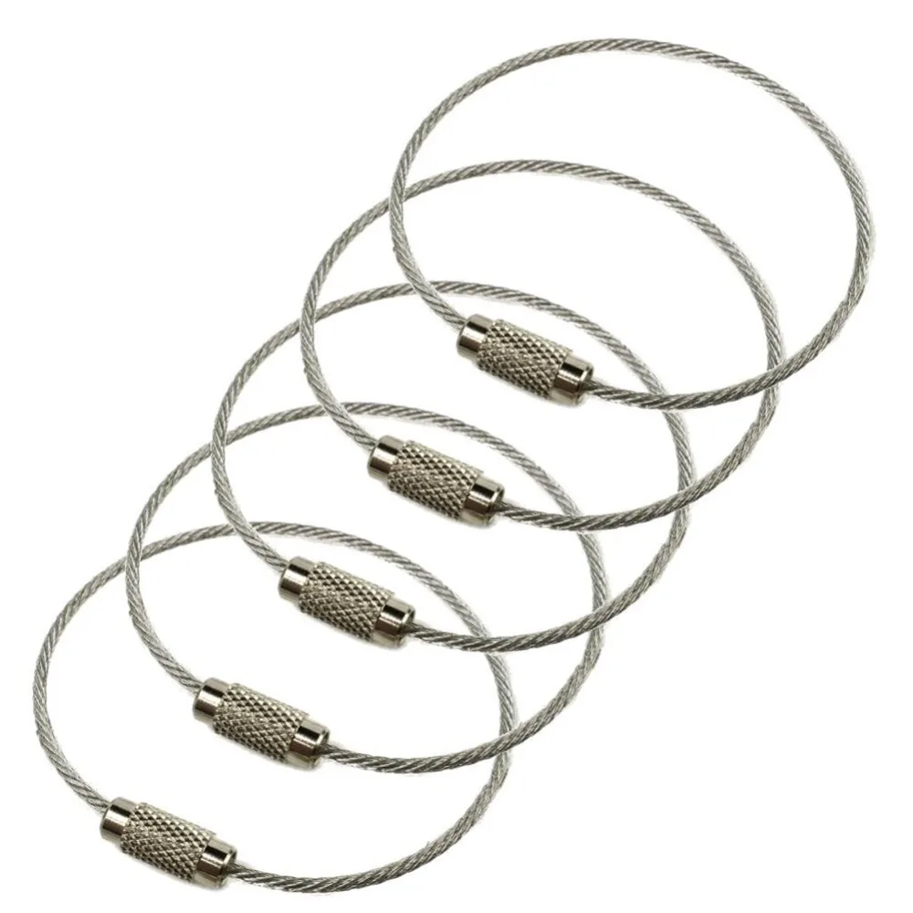 5 шт. инструменты для кемпинга брелок из нержавеющей стали шнур походов набор