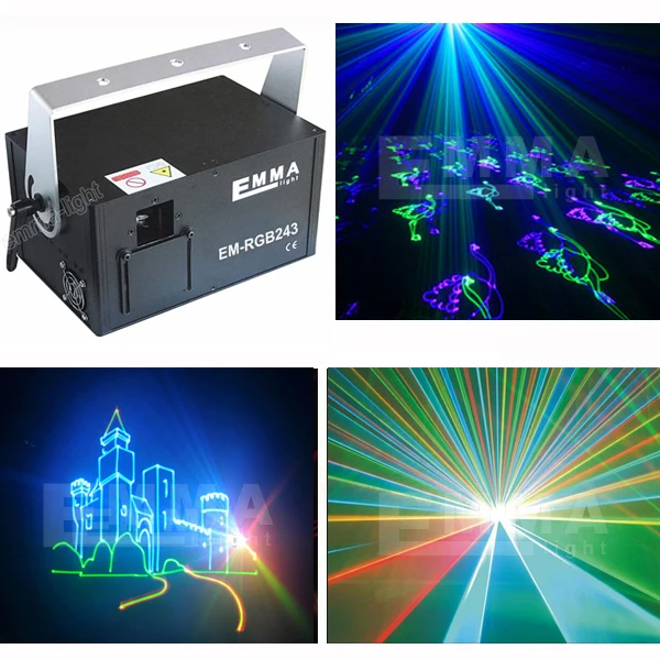 Праздничная распродажа rgb Мини Лазерное сценическое освещение 2000 МВт мини