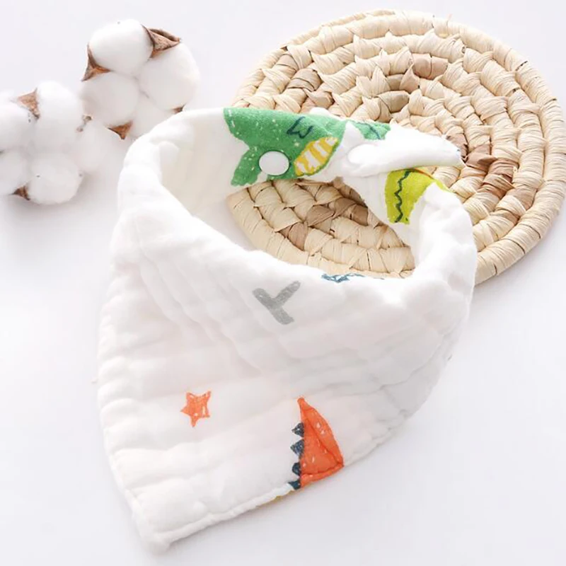 

newborn baby Bibs bandana bibs Burp Cloths triangle Bibs baby gauze cotton 0-3 months toddler accessories YMH008