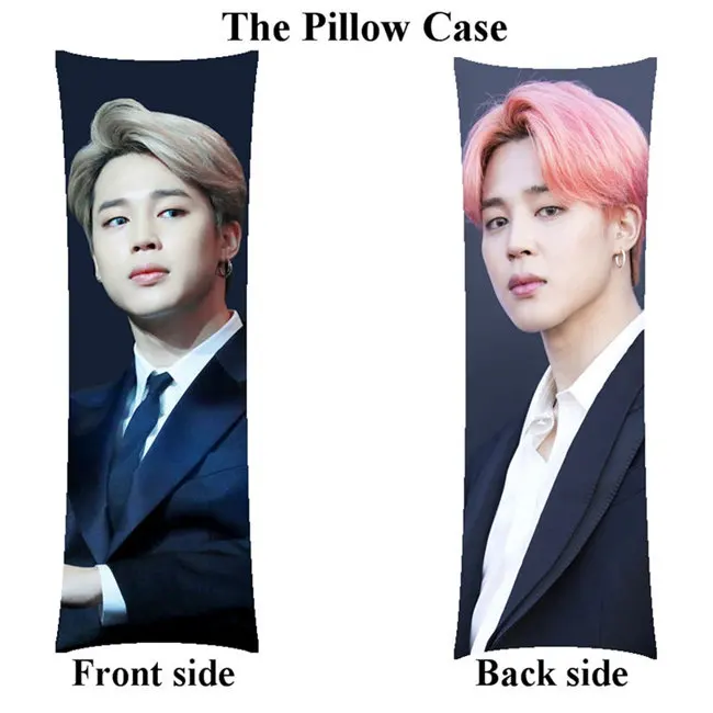 pillowcase Kpop в Корейском стиле бойфренд Цзиминь мультипликационным мотивом Ким тэ Хен V девушка тела подушку Чехол на заказ - Цвет: pillowcase