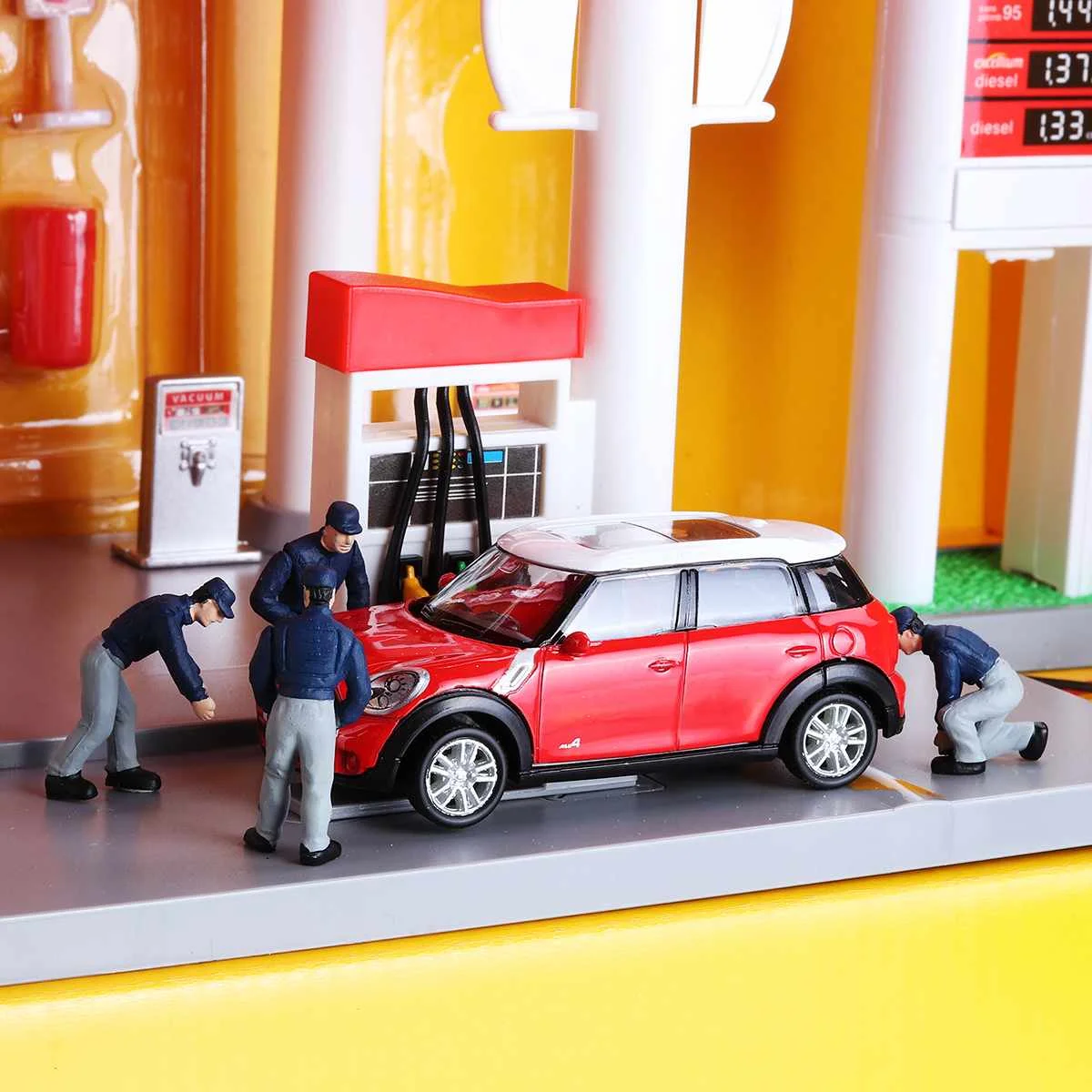 For Bugatti Blue 1: 64 Авто Ремонт людей Для мужчин для медаль для гонок техник ремонта модели сценариев спичечный коробок техник ремонта People игрушка - Цвет: For Bugatti Blue