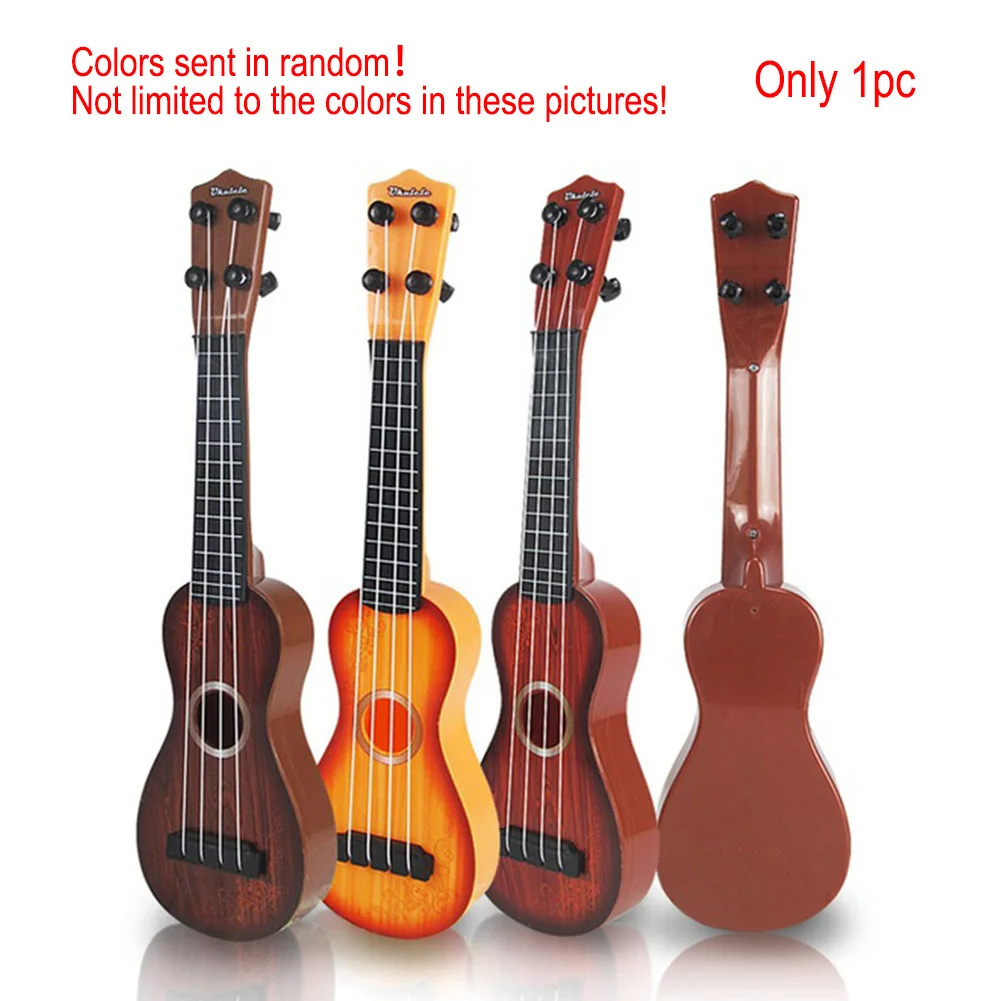 Simulation Musical Instrument Toys 4 Strings Ukulele Mini Learning Educational Toy For Kids | Спорт и развлечения