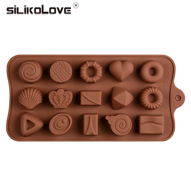 Силиконовые формы silicolove 15 полости сделай сам для шоколада и конфет