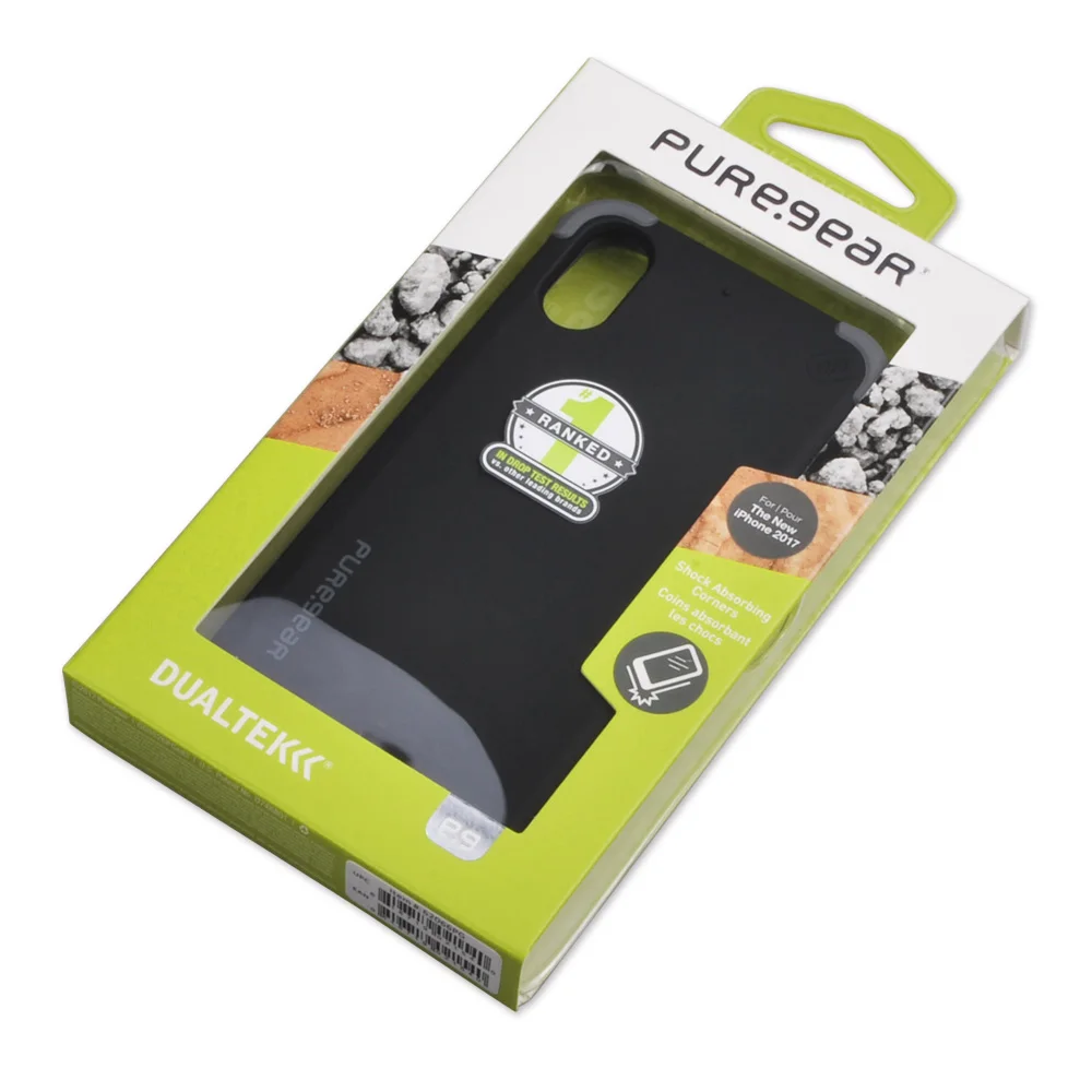 Puregear оригинальный открытый защитные противоударный чехол Shell для iPhone X с