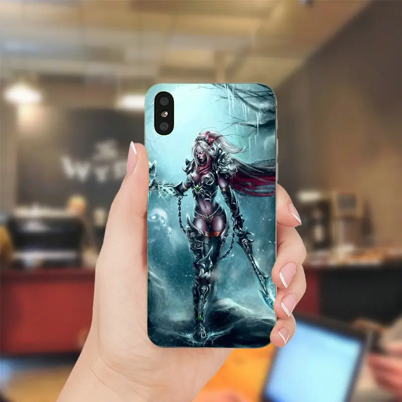 Игры Lich King бури мягкие ТПУ Силиконовые телефон дела чехол для iPhone 8 7 6 S Plus X XR XS Макс