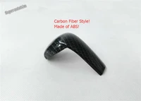 lapetus sport style carbon fiber print gear shift knob cover trim 1 pcs interior kit fit for mazda 2 3 6 cx 3 cx 5 cx 9 abs