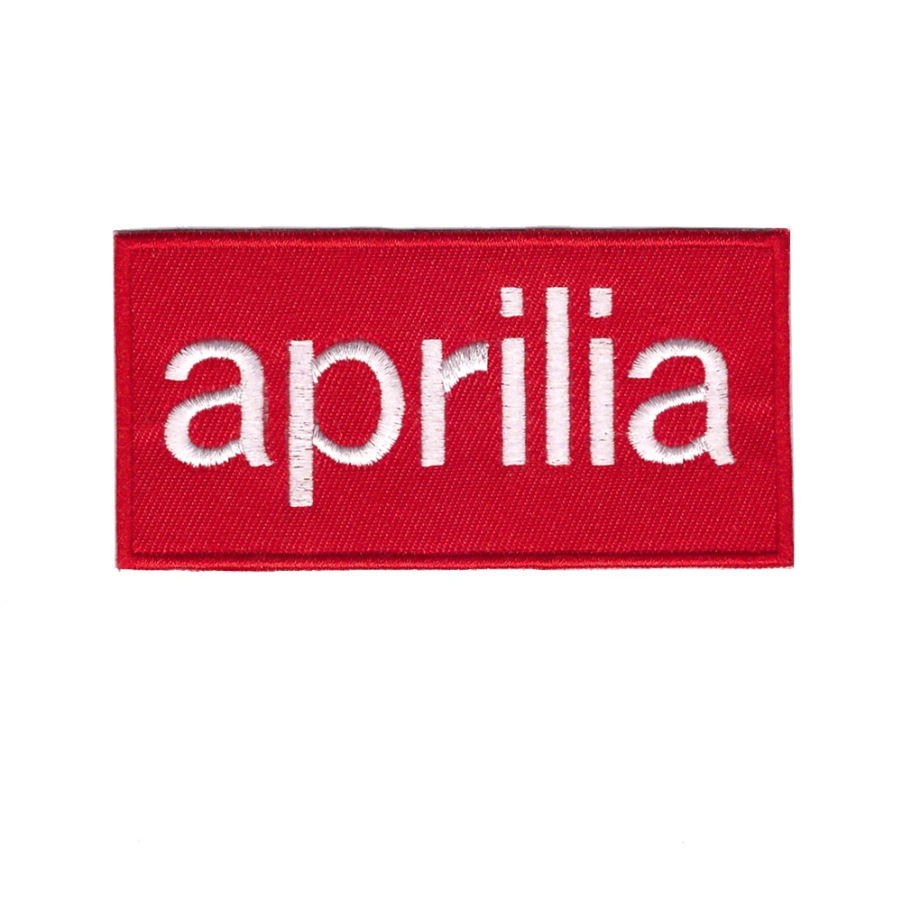 

Aprilia моторные гонки вышитая нашивка Утюг на шитье аппликация Одежда, обувь, Сумки Украшение нашивка для одежды DIY Швейные буквы pa
