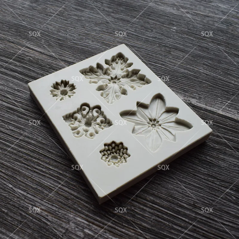 New arrival flowers Shape Silicone Cake Mold Sugarcraft Chocolate Fondant Biscuit DIY Decorating Tools SQ1772 | Дом и сад