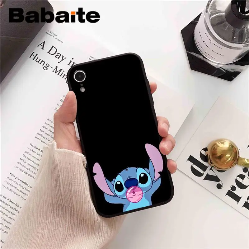 Babaite Lilo Stitch роскошный уникальный дизайн PhoneCase для iPhone 8 7 6 6S Plus X XS MAX 5 5S SE XR 10 Чехол