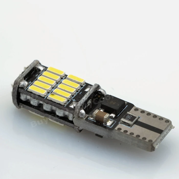 50 шт./лот T10 26 4014SMD LED белый свет автомобиля боковой Клин задний фонарь лампа яркий