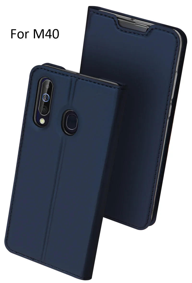 DUX DUCIS чехол для samsung Galaxy M20 M40 M10 Книга Флип кожаный бумажник чехол