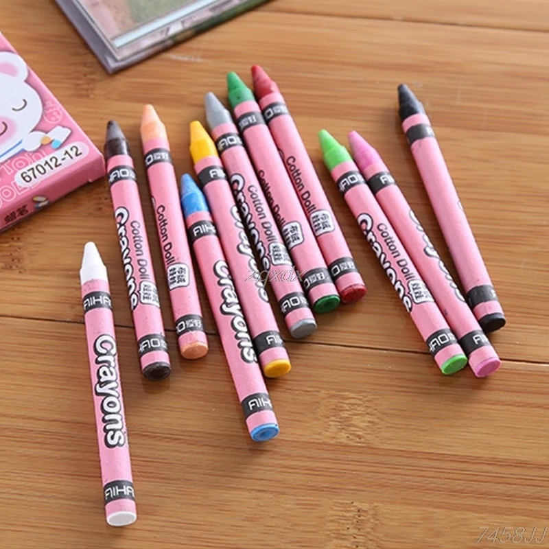 1Set Wax Crayon Stick Kid Painting Drawing Sketching Art Tool Drop ship Dropshipping | Канцтовары для офиса и дома