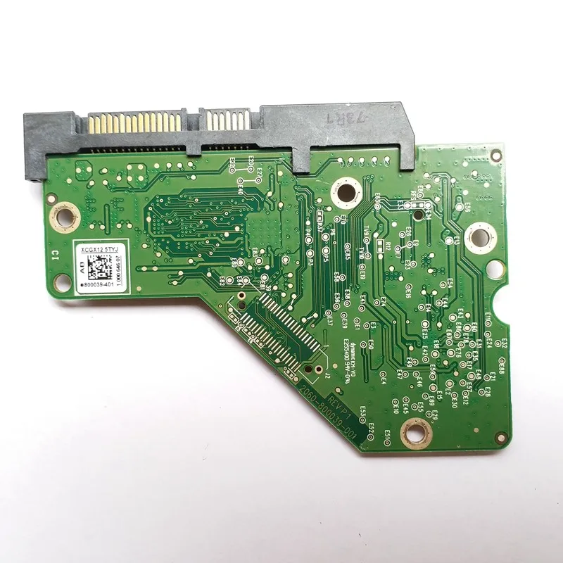 Оригинальный жесткий дисковая плата WD10EZEX 2060 800039 001 REV P1 500 г 1 ТБ 2 ТБ|Карты видео- и