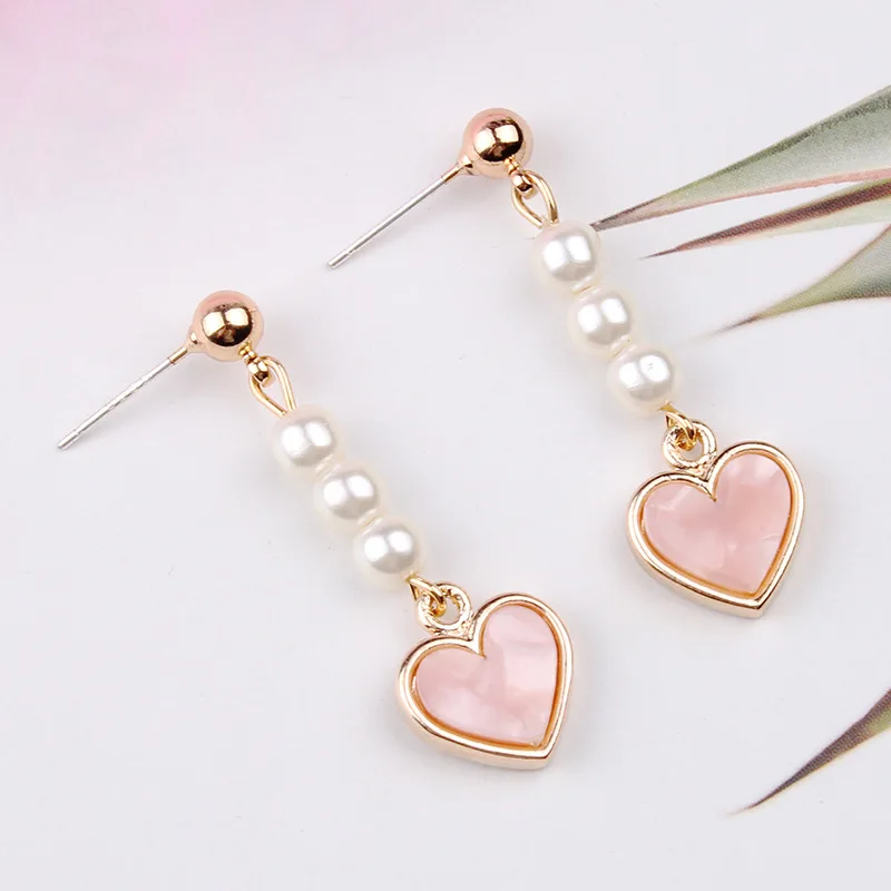 Женские корейские клипсы с искусственным жемчугом JIOFREE серьги без пирсинга