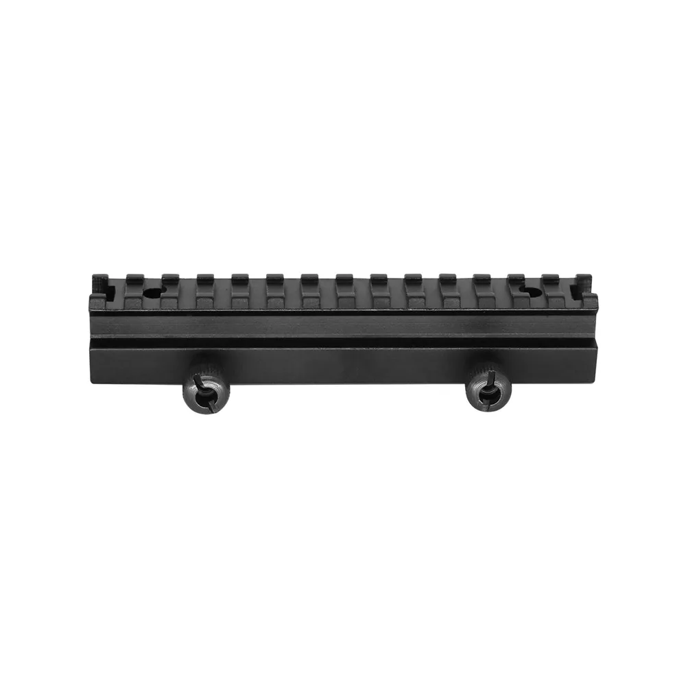 Винтовка Bipod 14 слотов Weaver Picatinny Rail Mount Riser Base caza accesorios Gun Adapter ласточкин хвост