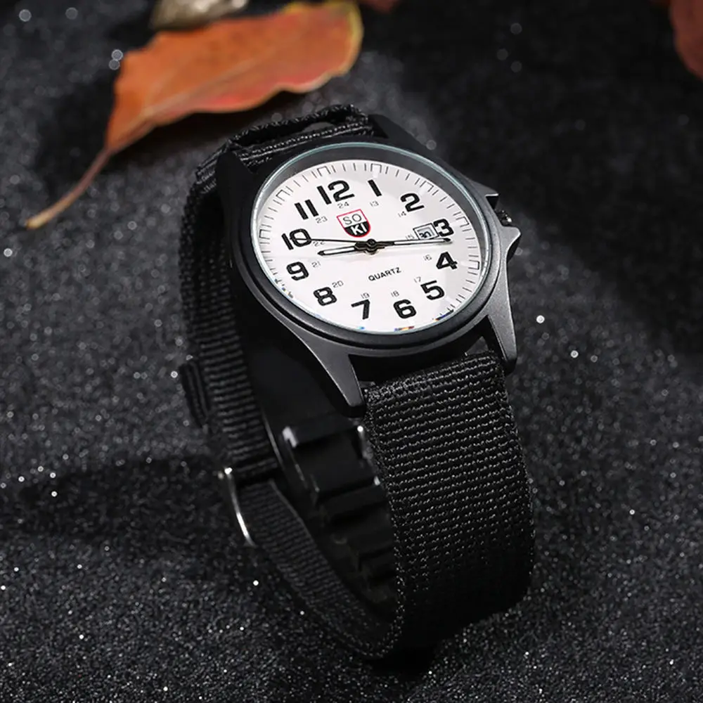 SOKI Марка Часов Цифровые Часы relojes пункт hombre мужские Кварцевые Relogio Masculino Военная