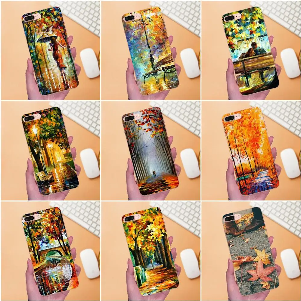 Любовь в рисунок на тему осени шаблон для Huawei P8 P9 P10 P20 P30 Mate 7 8 9 10 20 Lite Plus Pro 2017 тонкий