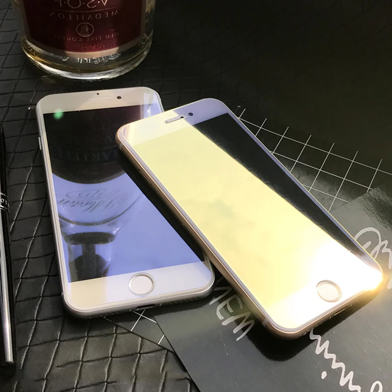 

Luxury Colorful Mirror Screen Protector Film for iPhone 6 6S 7 Plus XS Max XR 9H Tempered Glass For iPhone 7 6 6S 5 5S 5C SE