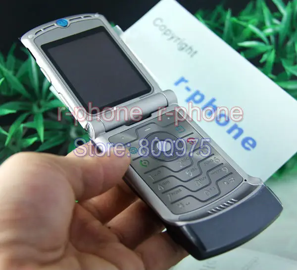 Оригинальный отремонтированный мобильный телефон Motorola V3 2G GSM разблокирован|cell