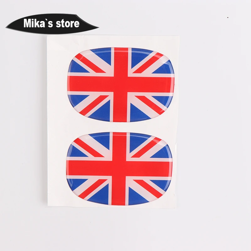 Наклейка на заднее сиденье автомобиля Union Jack 3D наклейка эпоксидная декоративная