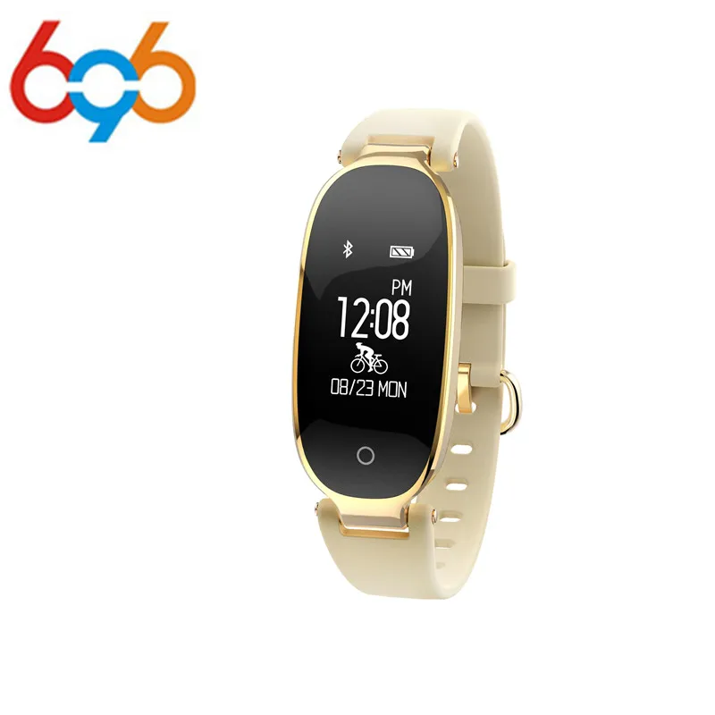 696 S3 Bluetooth Smart часы модные женские туфли монитор сердечного ритма Фитнес трекер